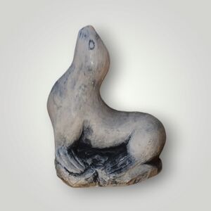 Mt St Helens seal Sculpture Crafted By Hand With Volcanic Ash